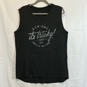 Run DMC It's Tricky Graphic Sleeveless Top